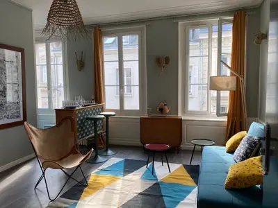 Coin salon dans l'établissement Le 4B - Le Tiki