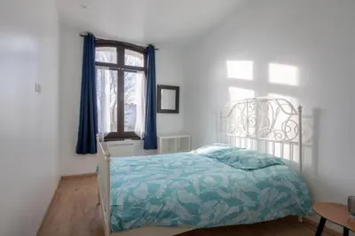 Un ou plusieurs lits dans un hébergement de l'établissement L'escapade Dieppoise - 3 chambres, 1er étage