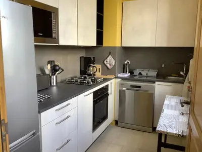 Cuisine ou kitchenette dans l'établissement Pavillon de la Garde