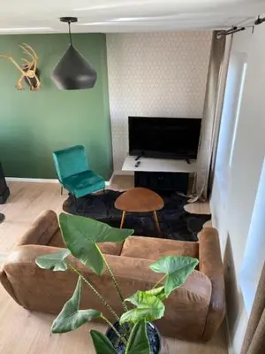Télévision ou salle de divertissement dans l'établissement duplex proche gare vue tour Perret avec parking gratuit