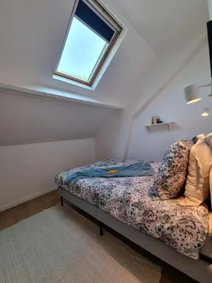 Un ou plusieurs lits dans un hébergement de l'établissement Stableyard cottages