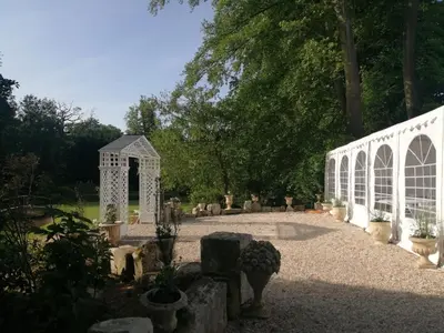 Jardin de l'établissement Chambre E André Le Domaine Des Jardins De Bracquetuit