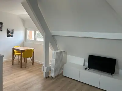 Télévision ou salle de divertissement dans l'établissement Paris Camping Ile du Roi