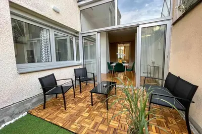 Balcon ou terrasse dans l'établissement SPA - 4 Pers - NETFLIX - Gare - Parking
