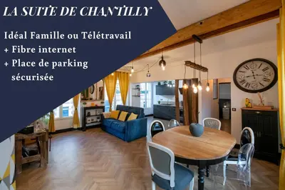 Plan de l'établissement La Suite de Chantilly - Appartement de 80m2 avec Jacuzzi privé !