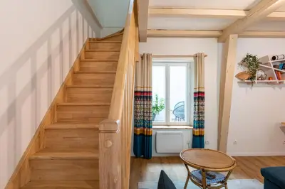 Plan de l'établissement Les Templiers - maison avec cour à 20 m du port - Le Tréport