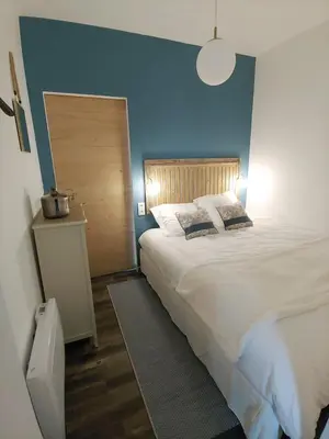 Un ou plusieurs lits dans un hébergement de l'établissement Appartement 2 personnes : LES CANAUX