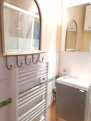 Salle de bains dans l'établissement Charmant Appartement 10mn Rouen