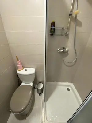 Salle de bains dans l'établissement Grand studio Ermont
