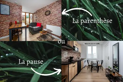 Cuisine ou kitchenette dans l'établissement Location d'appartements - Cosysejour - Calme Fibre Netflix