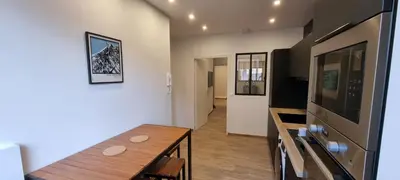 Cuisine ou kitchenette dans l'établissement Le Faubourg Dieppe