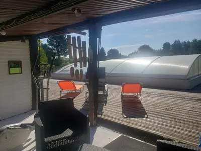 Plan de l'établissement Les 2 chaumières avec piscine