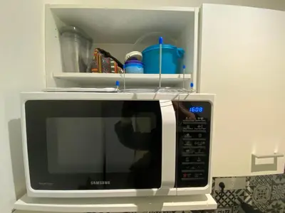 Cuisine ou kitchenette dans l'établissement Casamara 2 studio au coeur du parc de la Hotoie
