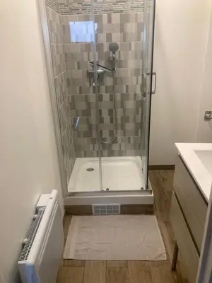 Salle de bains dans l'établissement Le mini cosy