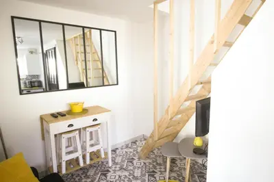 Coin salon dans l'établissement Maisonnette