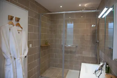 Salle de bains dans l'établissement La Maison Carpe Diem