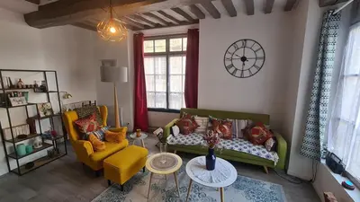 Coin salon dans l'établissement Le Dieppois BY HOLIDIEPPE