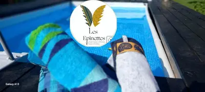 Piscine de l'établissement Les Epinettes chambres d'hôtes ou située à proximité