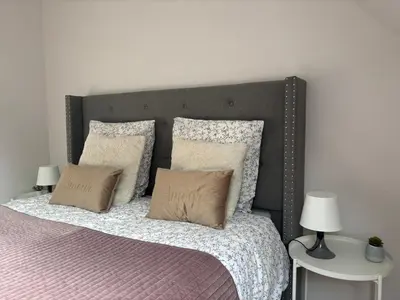 Un ou plusieurs lits dans un hébergement de l'établissement Maison Design entre Paris, Deauville et Rouen