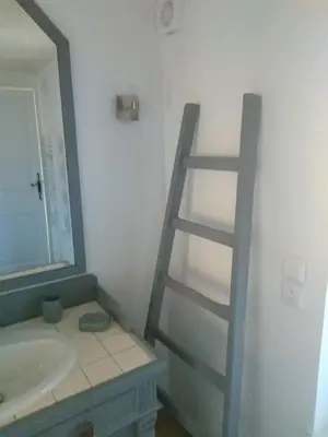 Salle de bains dans l'établissement La Terrasse