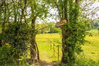 Paysage naturel près de la maison de vacances
