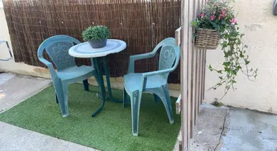 Jardin de l'établissement Chambre celia lits séparés