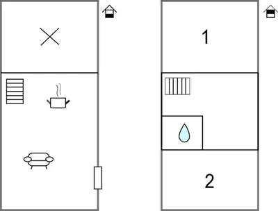 Plan de l'établissement Pet Friendly Home In Le Mesnil-Esnard