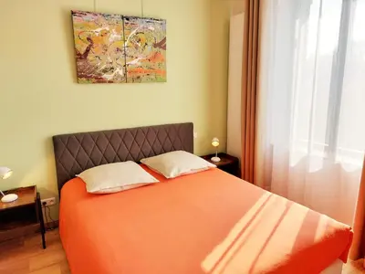 Un ou plusieurs lits dans un hébergement de l'établissement LES JACQUEMARTS NORMANDS Maison d'hôtes - Guesthouse