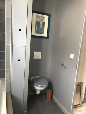 Salle de bains dans l'établissement Niarnia