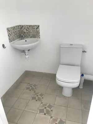 Salle de bains dans l'établissement Au Bol d'Éire
