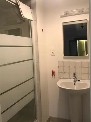 Salle de bains dans l'établissement Au Bol d'Éire