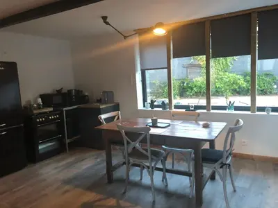 Cuisine ou kitchenette dans l'établissement B&B - Entre terre et mer