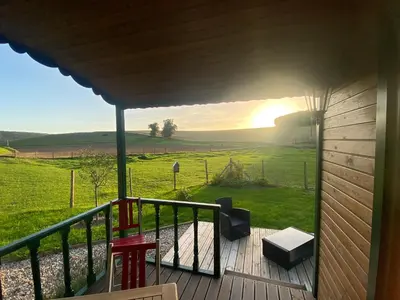 Paysage naturel près de le camping