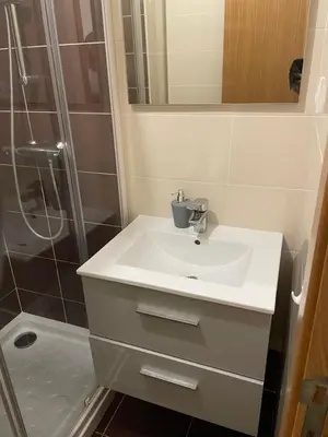 Salle de bains dans l'établissement Studio 005