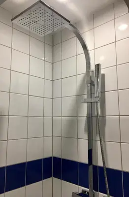 Salle de bains dans l'établissement Au coin romantique Vernon Giverny