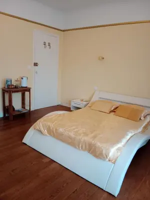 Un ou plusieurs lits dans un hébergement de l'établissement Chambre d'hôtes au manoir proche mer