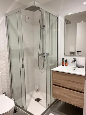 Salle de bains dans l'établissement Vexin Studio