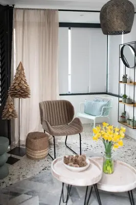 Coin salon dans l'établissement Le Terrazzo - appartement lumineux centre Eu