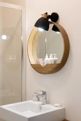 Salle de bains dans l'établissement Le Terrazzo - appartement lumineux centre Eu