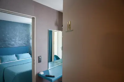 Un ou plusieurs lits dans un hébergement de l'établissement Auberge la Renaissance