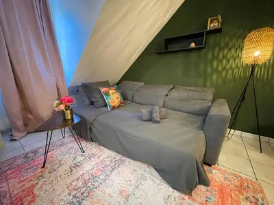 Coin salon dans l'établissement La Suite Frida, Cosy & Quiet