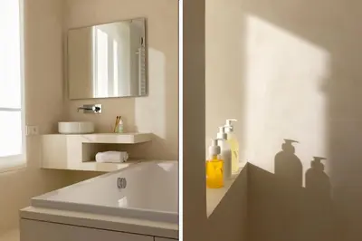 Salle de bains dans l'établissement Ô PLUM'ART Chambres de caractère