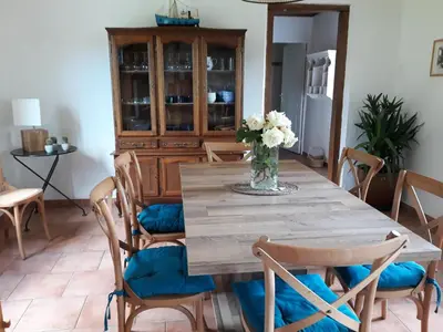 Coin salon dans l'établissement Beaurepaire Gîte entre Terre et Mer