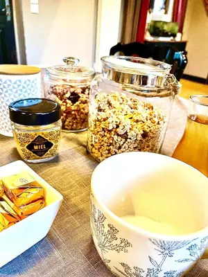 Nourriture dans le B&B/chambre d'hôtes ou à proximité