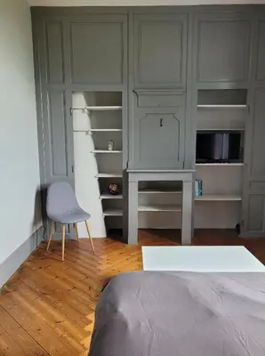 Un ou plusieurs lits dans un hébergement de l'établissement Chambre chez l'habitant 1