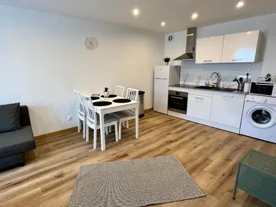 Cuisine ou kitchenette dans l'établissement La Pause Cosy