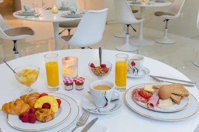 Nourriture dans l'hôtel ou à proximité