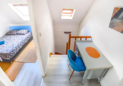 Un ou plusieurs lits dans un hébergement de l'établissement Le Duplex 3 chambres - 1P à 7P - Saint Honore