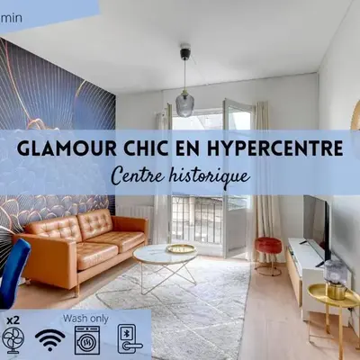 Glamour Chic en hyper centre - Wifi - Sauna pour 2 - MyLittleStay