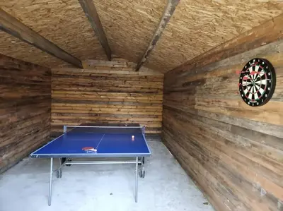 Salle de jeux dans l'établissement Nalan Johannisien, Maison piscine chauffée-Spa, Paris CDG-Disney